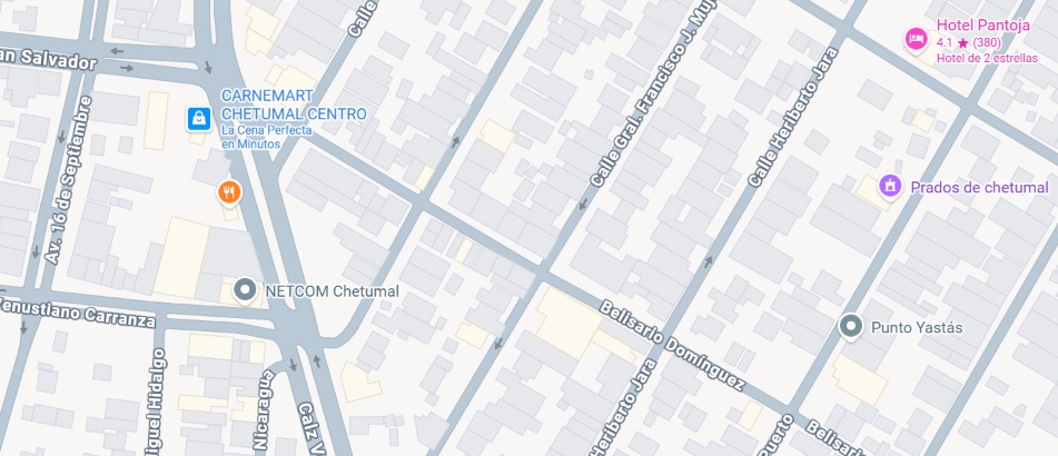 Mapa de ubicación de los consultorios